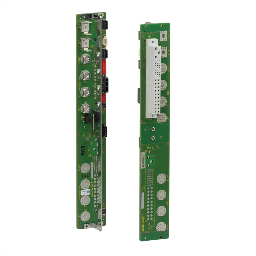 SCHROFF CPCI Power Backplane With P 47 Connector, 6 U, 8 HP, 1x P47