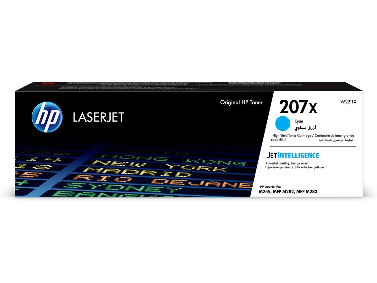HP 207X High Yield Cyan Original LaserJet Toner Cartridge