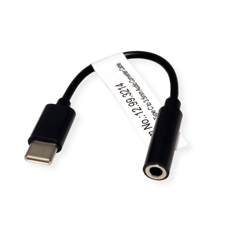VALUE USB type C - 3,5mm Audio Adapter, Male/Female, 0,13 m