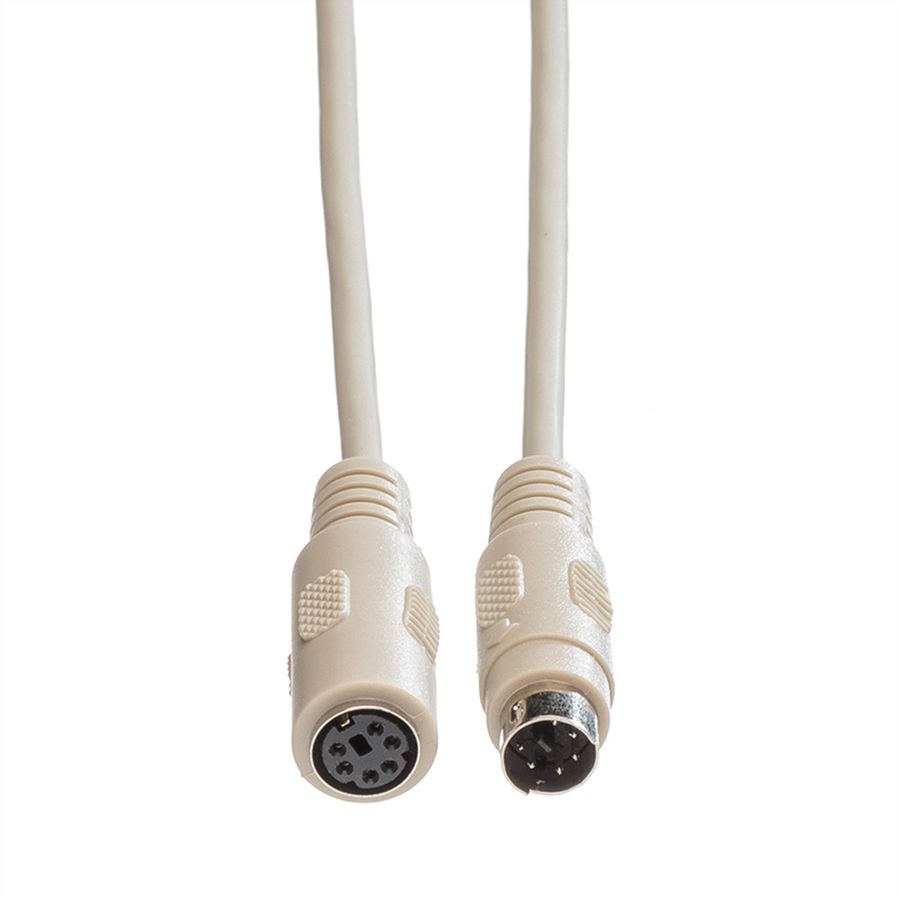 ROLINE PS/2 toetsenbord/muis kabel M/F, 3 m