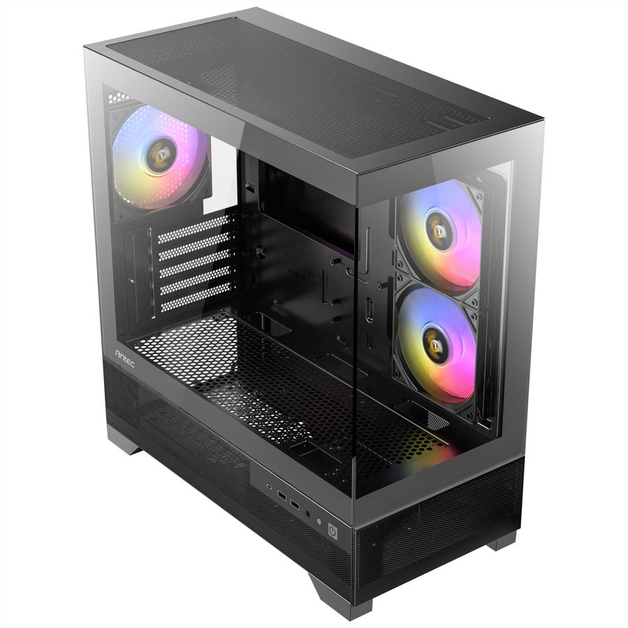 ANTEC CX500M ARGB PC Gehäuse Mini Tower Micro-ATX, schwarz
