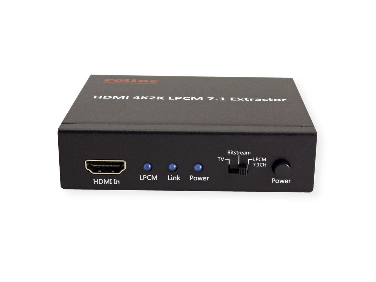 ROLINE HDMI 4K Audio Extractor LPCM 7.1