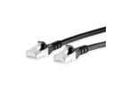 METZ CONNECT Patchkabel Cat.6A AWG 26 , LSOH, zwart, 50 m