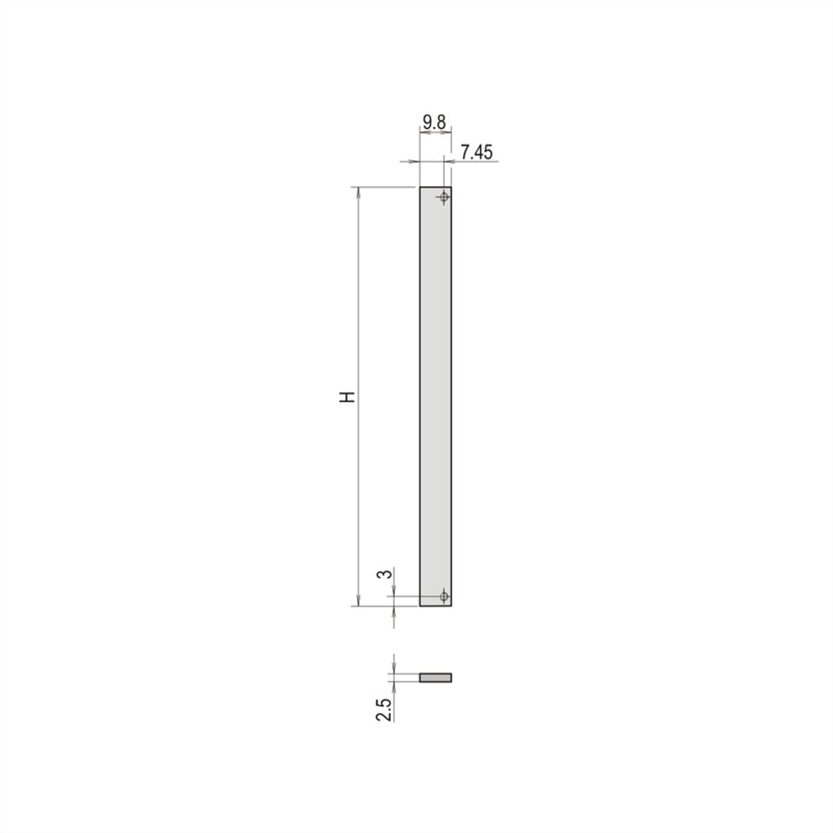SCHROFF Front Panel, Unshielded, Screw Assembly 2 U, 84 HP, 2.5 mm, Al, Anodized