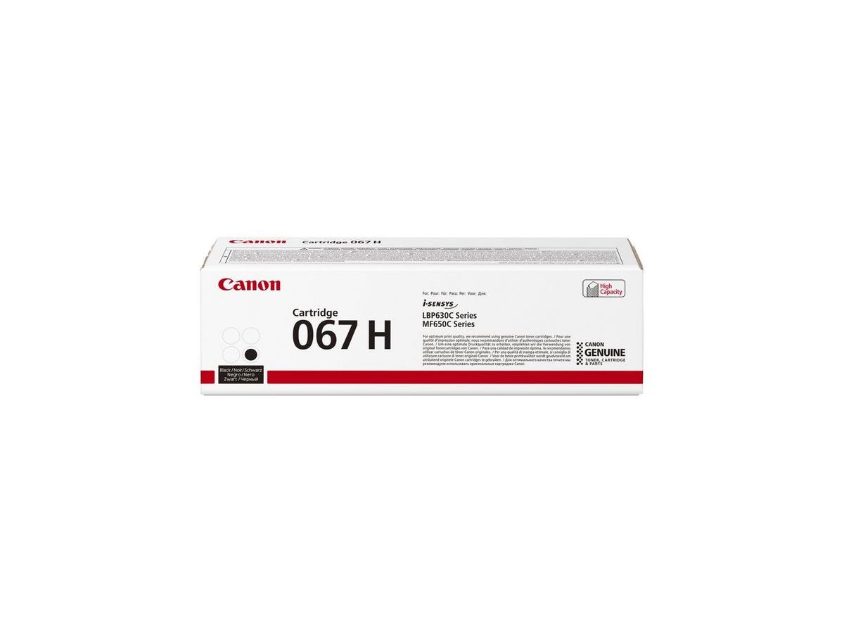 Canon 067H tonercartridge 1 stuk(s) Origineel Zwart