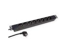 VALUE 19" PDU for Cabinets, 8x, 4000W, CEE 7/7 German Type Plug, 3 m