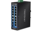 TRENDnet TI-G162 16-poorts Industriële Gigabit DIN-Rail Switch