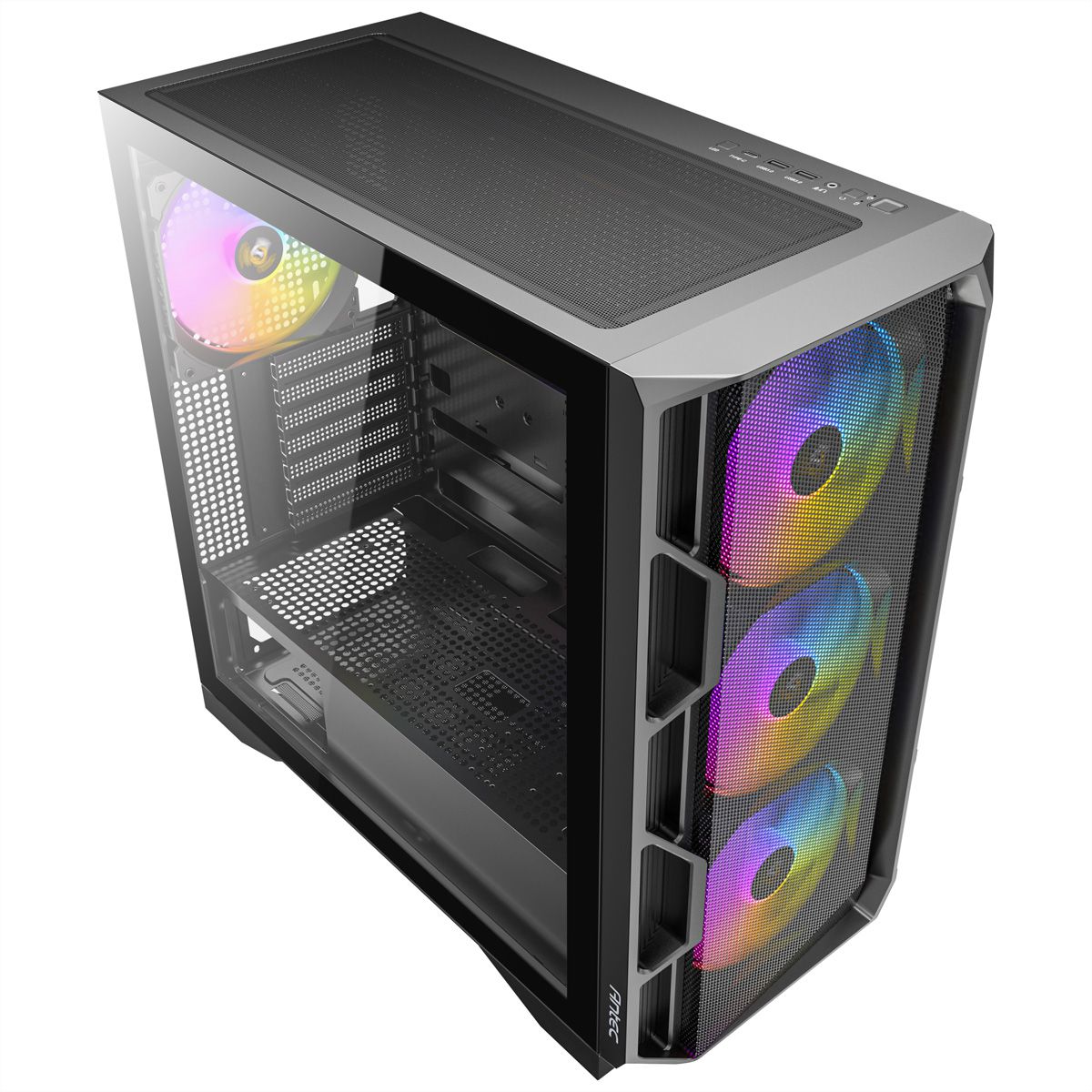 ANTEC AX-1000 ARGB Gaming E-ATX, ATX, Micro-ATX, ITX Mid Tower PC Gehäuse, schwarz