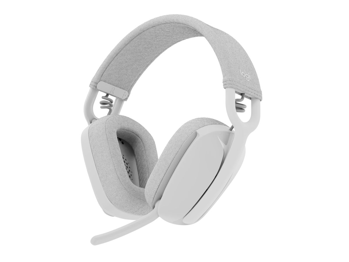 Logitech Zone Vibe 100 Headset Draadloos Hoofdband Oproepen/muziek Bluetooth Wit