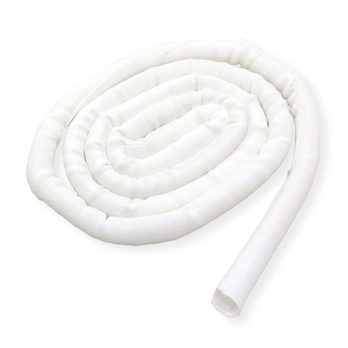 VALUE stoffen slang SNAP voor kabelbundeling, wit, 2,5 m