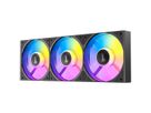ANTEC C120 ARGB Fan Reverse PC Case Fan 120mm 3-in-1-Pack, black