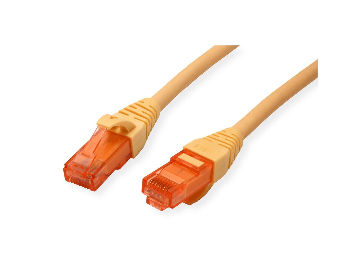 ROLINE UTP Cable Cat.6 Component Level, LSOH, yellow, 1.5 m