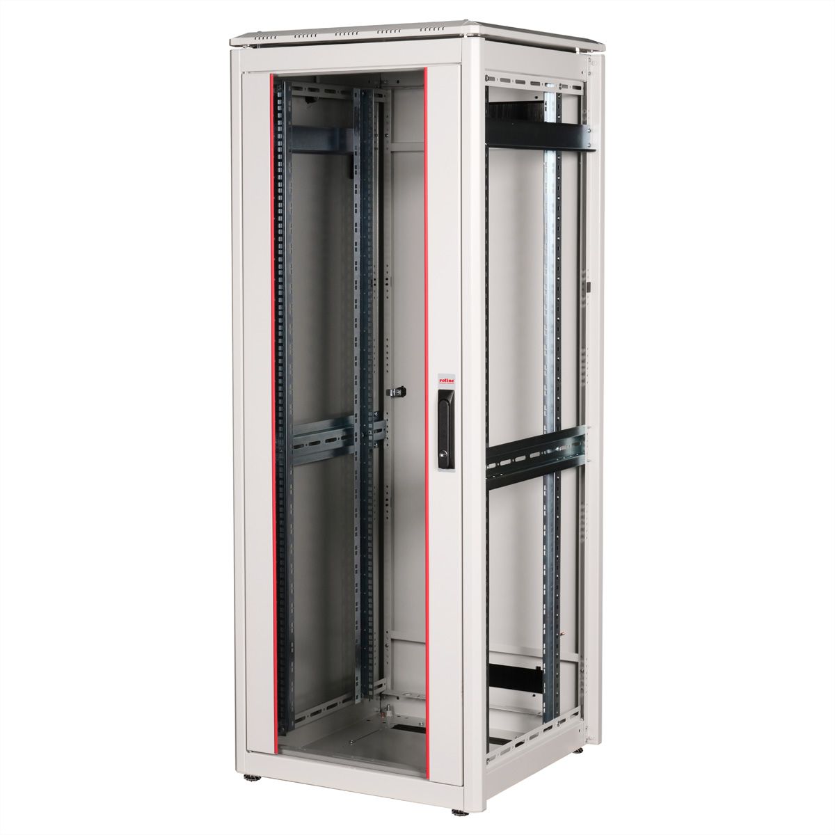 ROLINE 19-inch netwerkkast Pro 32 U, 600x600 BxD Glazen deur grijs