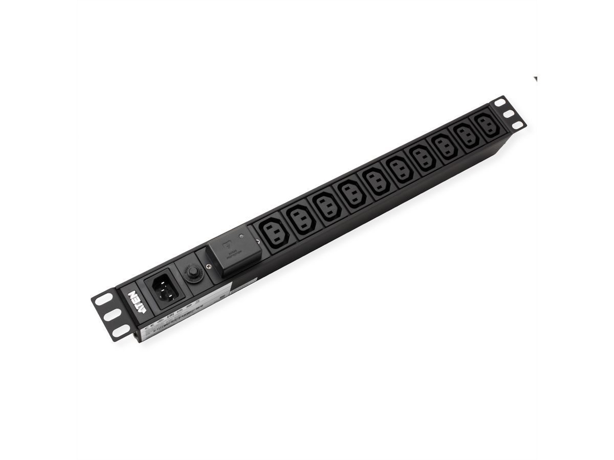 ATEN PE0110SG 1HE 10A Basic PDU 10-Poorts