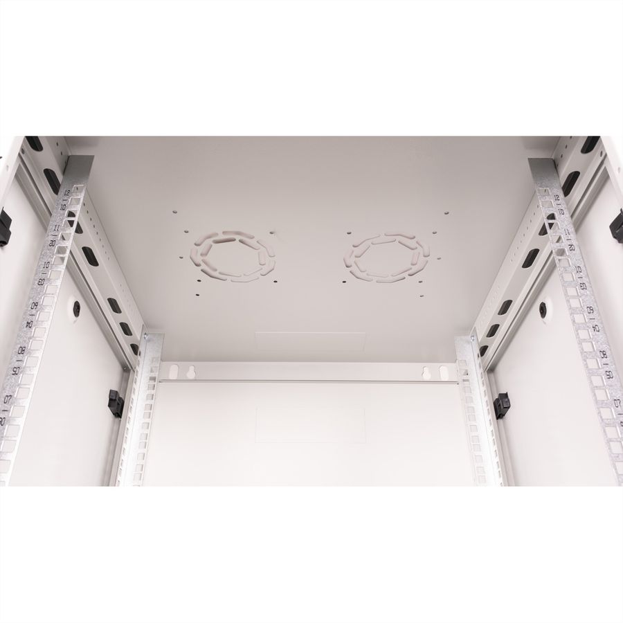 ROLINE 19" Wall Cabinet Basic Plus 12U, 600x600 BxT grey