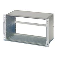 SCHROFF EuropacPRO 19" Subrack Kit for Railway, Shielded, EN 50155, CompactPCI, 3 U, 84 HP, 235 mm