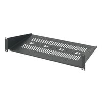 SCHROFF 19" Apparatuurrek, 2 HE, RAL 7021