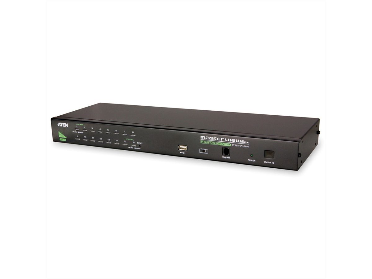 ATEN CS1716A KVM-switch VGA, PS/2-USB, USB-randapparatuurpoort, 16 poorts