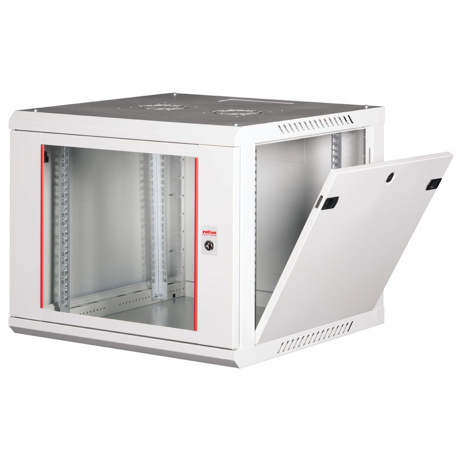 ROLINE 19" Wall Cabinet Basic Plus 9U, 600x600 BxT grey