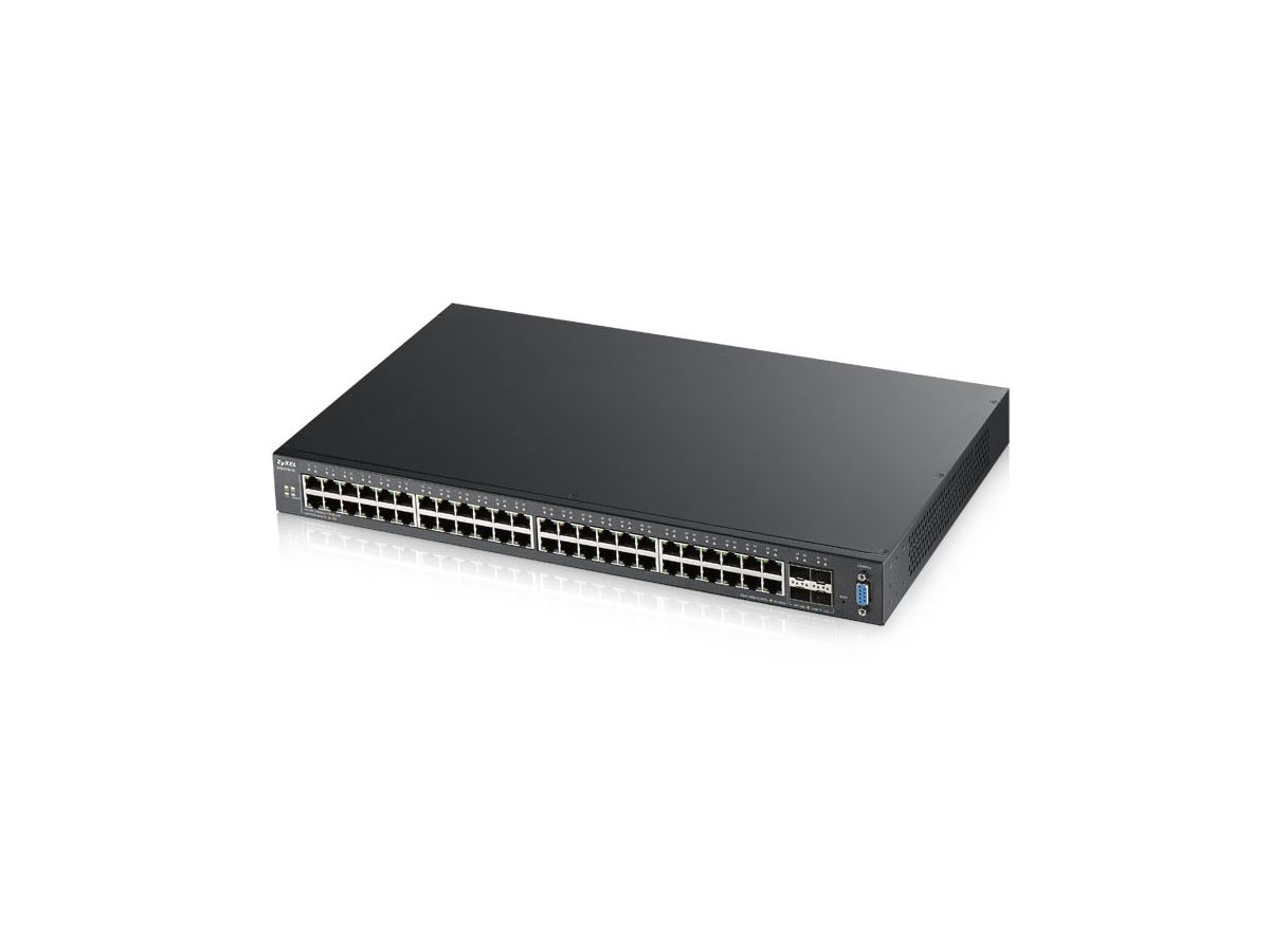Zyxel XGS2210-52 Managed L2 Gigabit Ethernet (10/100/1000) 1U Zwart
