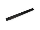 ROLINE 19" Blank Panel, Snap-in, 1U, Metal, black