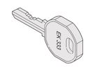 SCHROFF Varistar 19" Swing Frame Spare Part Key 333