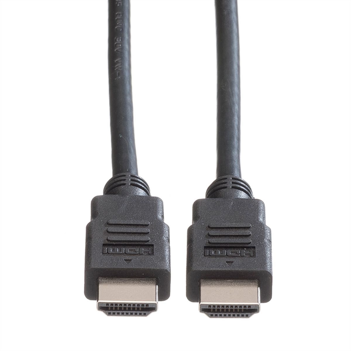 ROLINE HDMI High Speed kabel met Ethernet M-M, LSOH, zwart, 5 m
