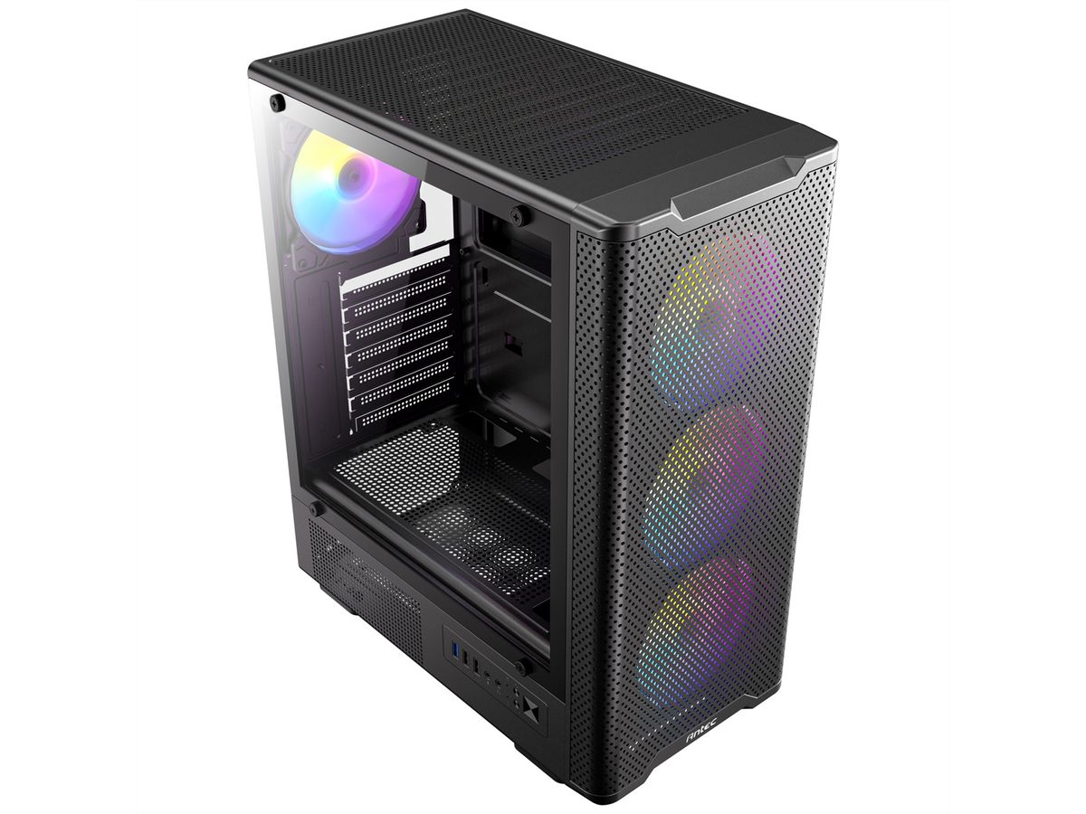 ANTEC VX-310 ARGB ATX, Micro-ATX, ITX Mid-Tower Gaming PC Case, black