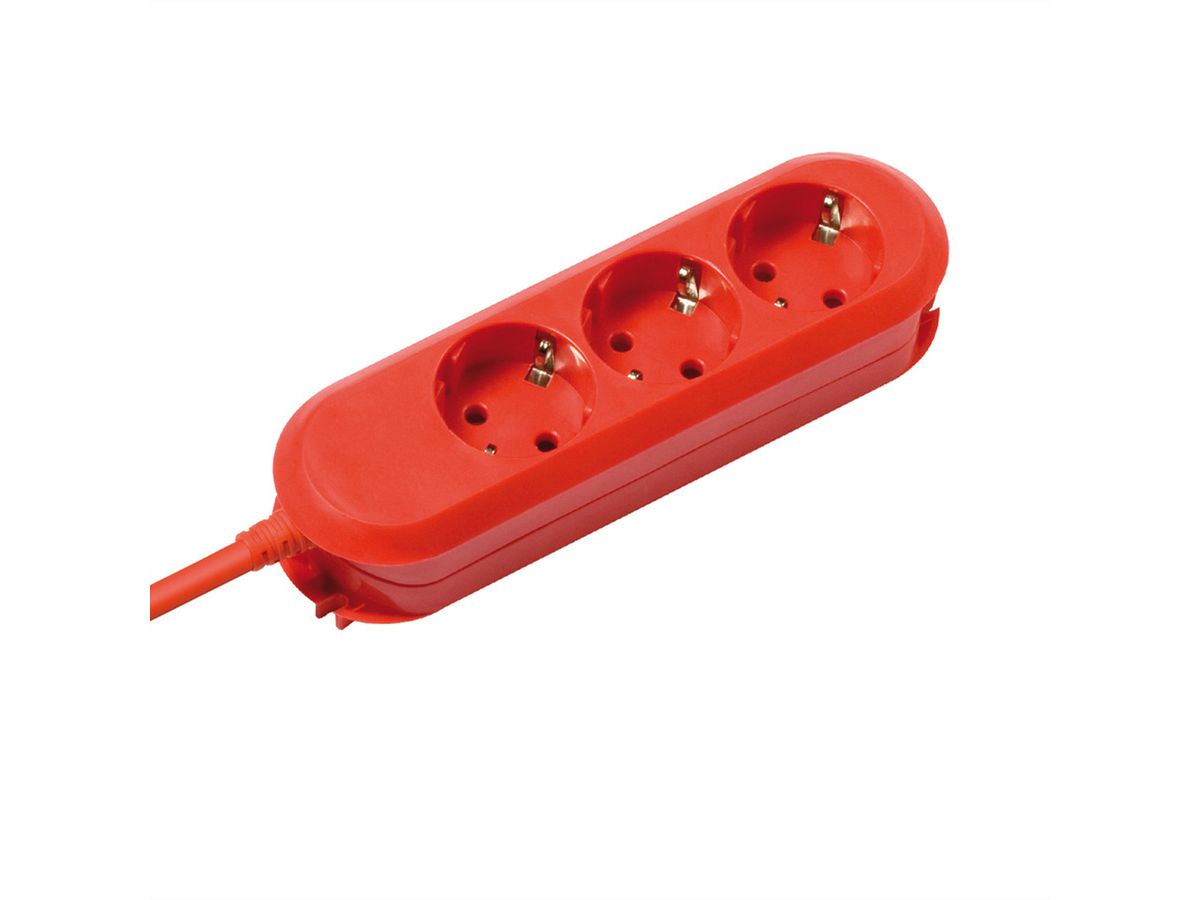 BACHMANN SMART 3xCEE7/3 rood 3m CEE7/7