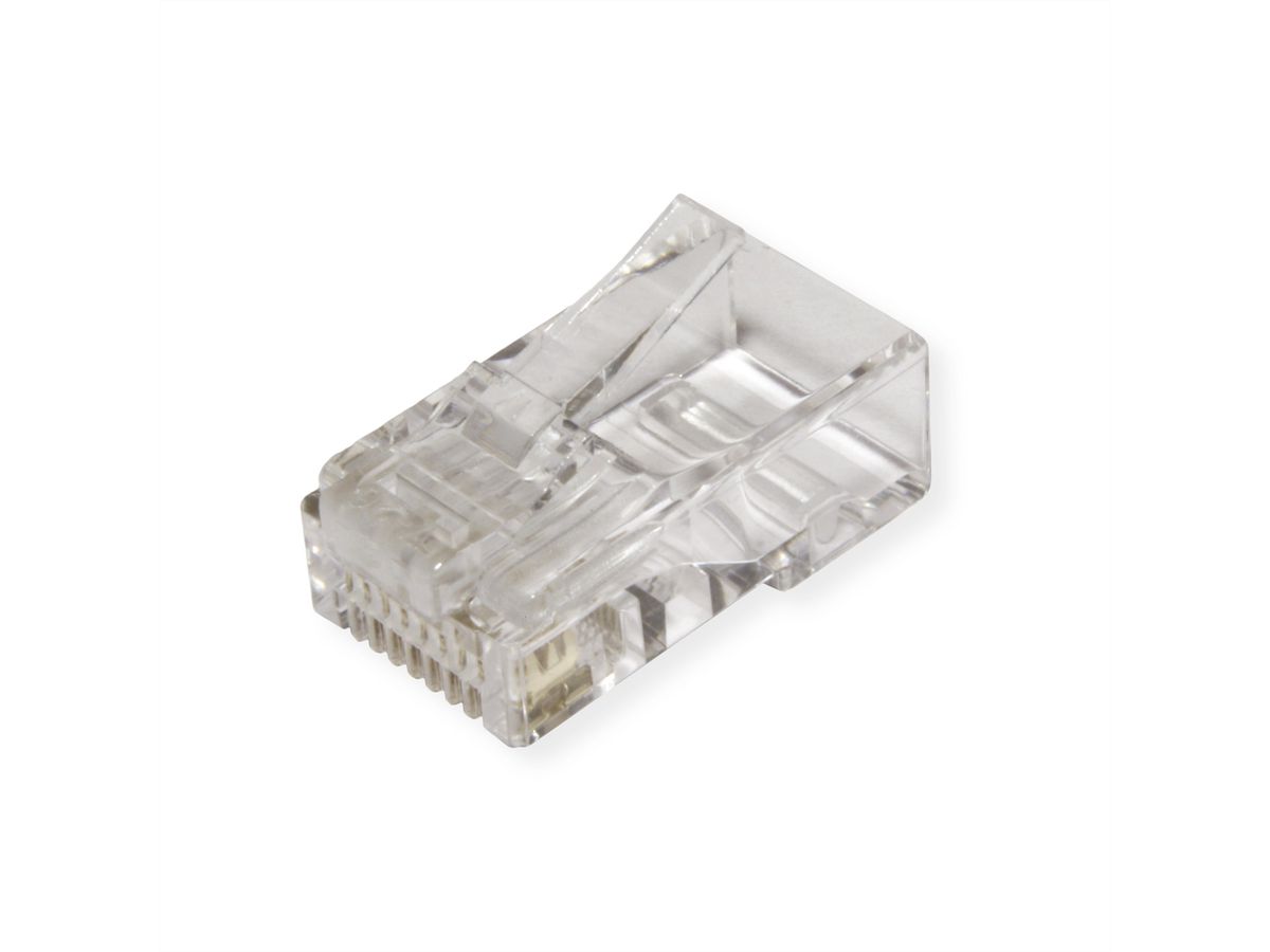 RJ45 Modulaire onafgeschermde Cat.6 (Class E) connector, 10 St.