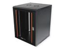 ROLINE 19-inch wandbehuizing Basic Plus 15U, 600x600 BxD zwart