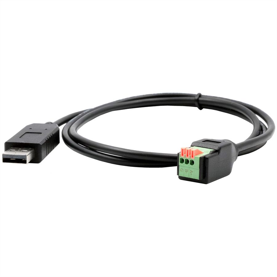EXSYS EX-13009 USB naar 1x seriële RS-458 kabel met klemmenblok met drukknop