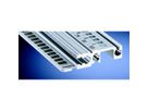 SCHROFF horizontale rail, voorzijde, type H-LD, zwaar, lange lip, voor IEEE toepassing, 40 HP