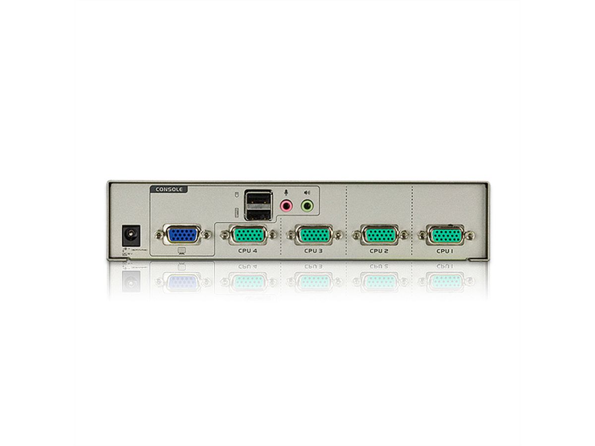 ATEN CS74U 4-Poorts USB KVM Switch, Audio