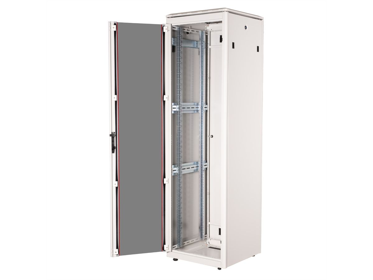 ROLINE 19-inch netwerkkast Pro 42 U, 600x600 BxD Glazen deur grijs