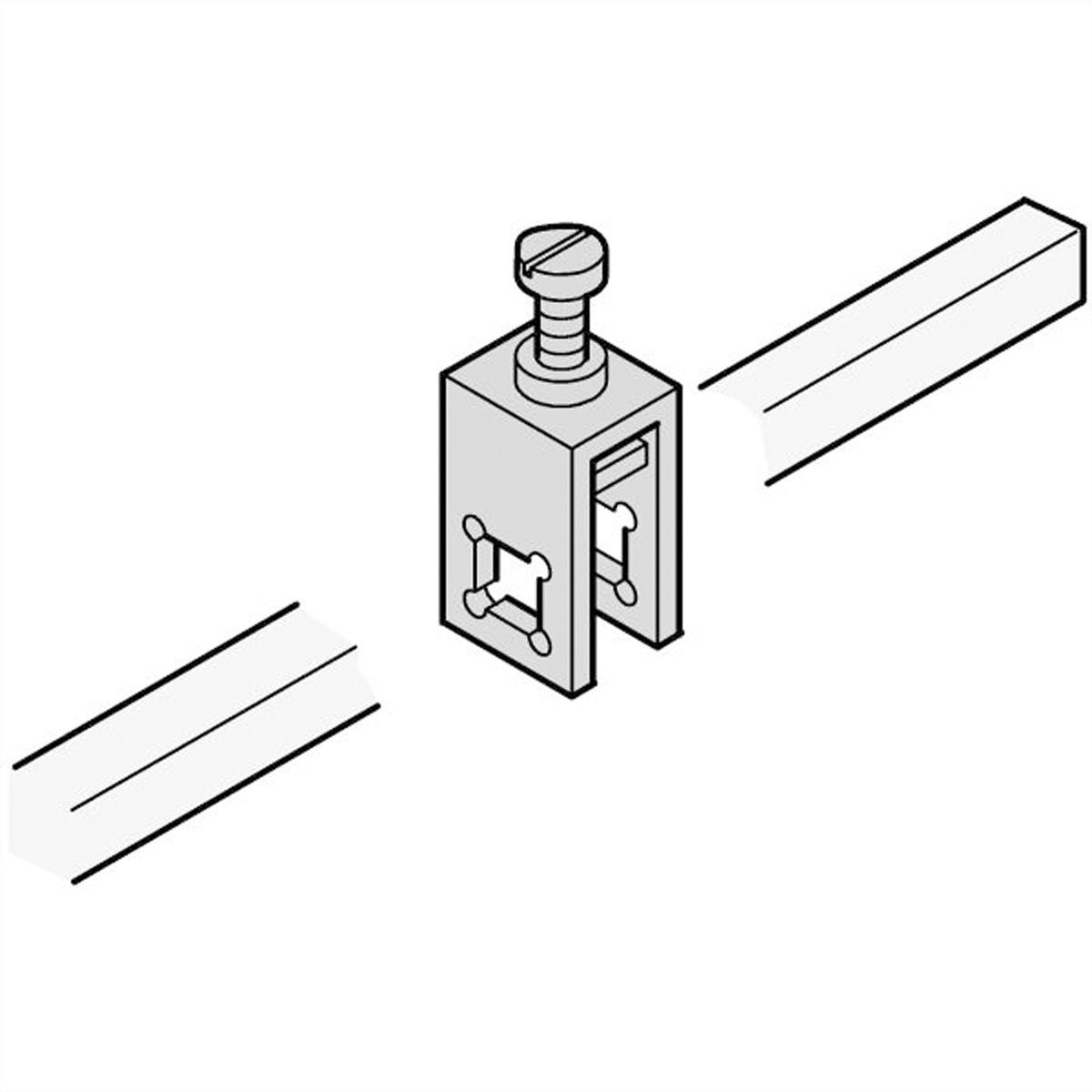 SCHROFF Connection Clamp for GND/Earthing Rail, 4 mm²