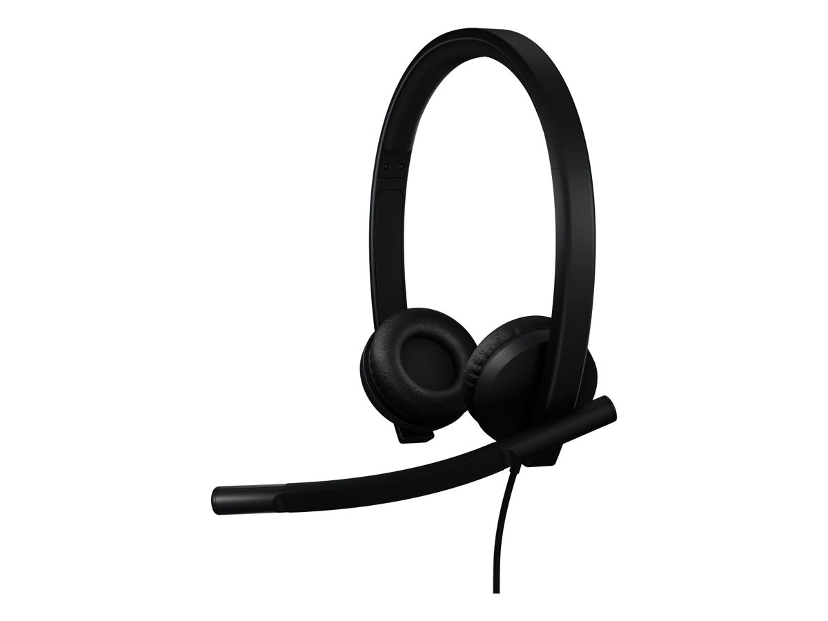 Logitech H570e Headset Wired Head-band Office/Call center USB Type-C Black