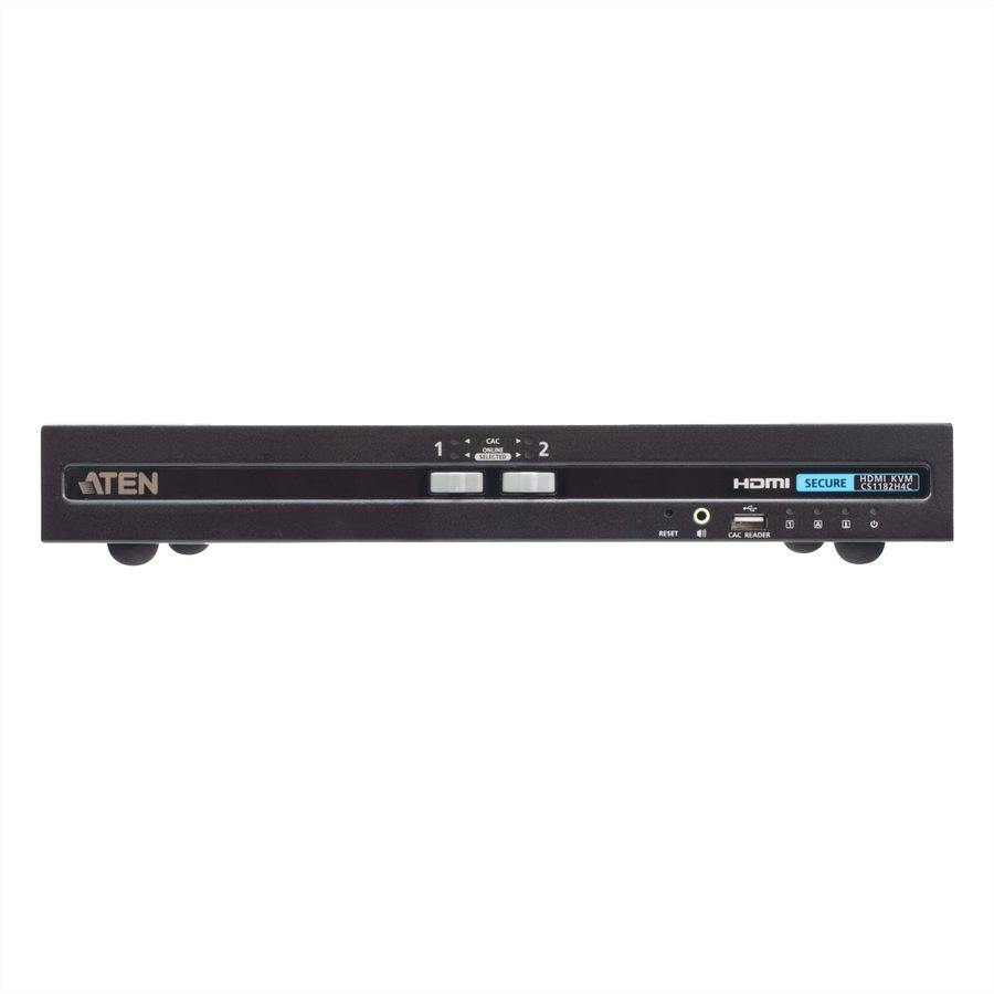 ATEN CS1182H4C 2-poorts 4K HDMI Secure KVM, met Card Reader PSD PP V4.0 conform