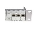 19" Panel 1 HE met 24 E-DAT Modules Cat.6 (Class E)