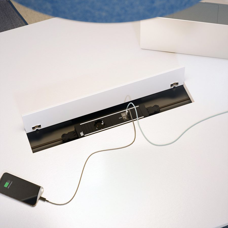 BACHMANN CONFERENCEF M 1xCEE7/3, 1xUSB C/C 100W