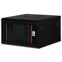 ROLINE 19" Wall Cabinet Basic Plus 6U, 600x600 BxT black