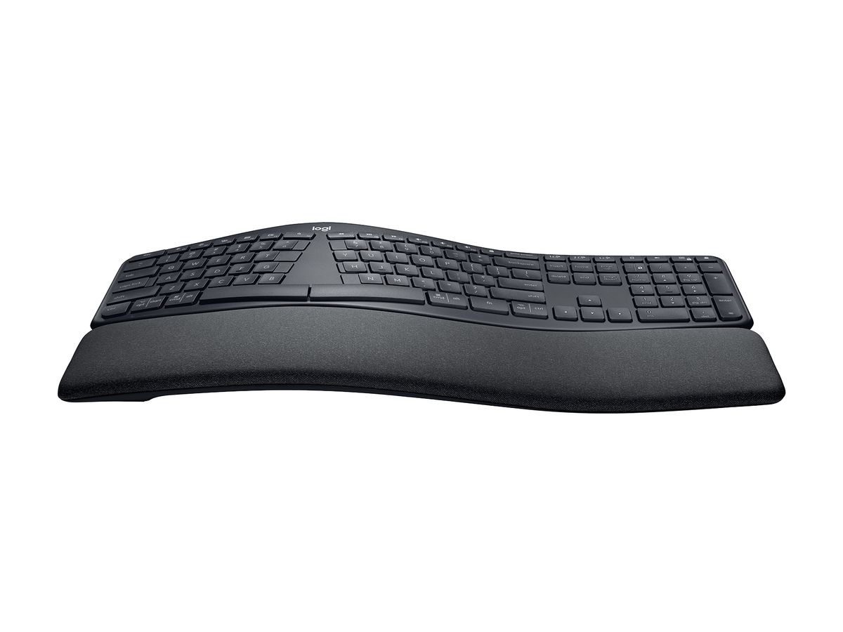 Logitech Ergo K860 keyboard RF Wireless + Bluetooth English Graphite