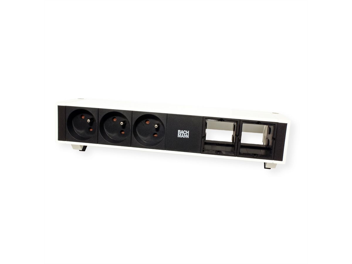 BACHMANN DESK2 3x aardingscontact 2x ABD GST18, wit