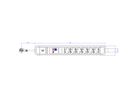 BACHMANN PRIMO 2 6xCEE7/3 1xFI with loop 2.0m CEE7/7 RAL6028