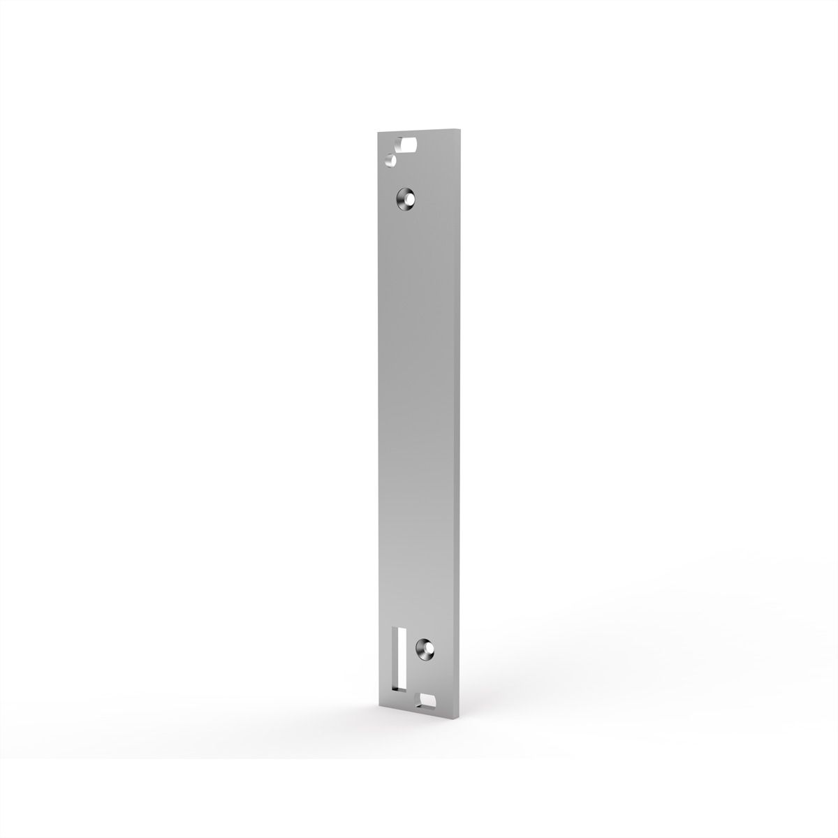 SCHROFF Plug-In Units Front Panel, Unshielded, for Handle Form 1, 3 U, 4 HP, 2.5 mm, Al, Front Anodized, Rear Conductive