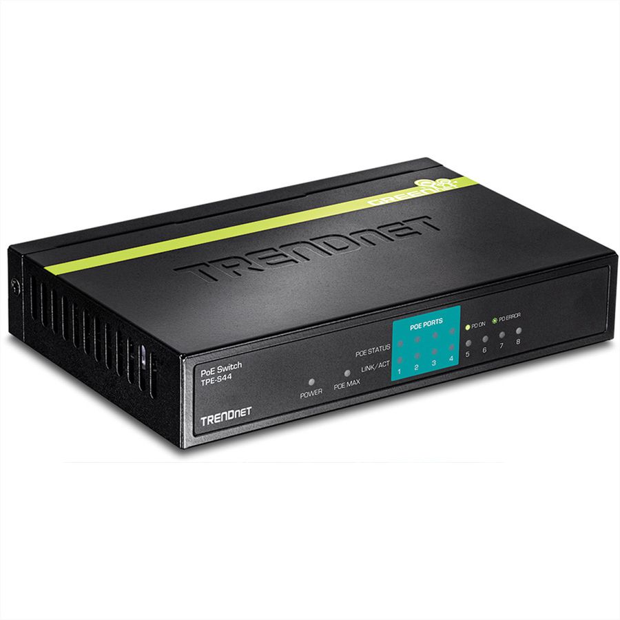 TRENDnet TPE-S44 onbeheerde netwerkswitch