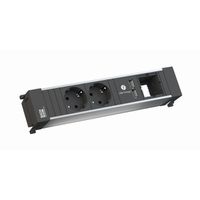 BACHMANN POWER FRAME Medium 2x earthing contact 1x USB Charger 1x ABD
