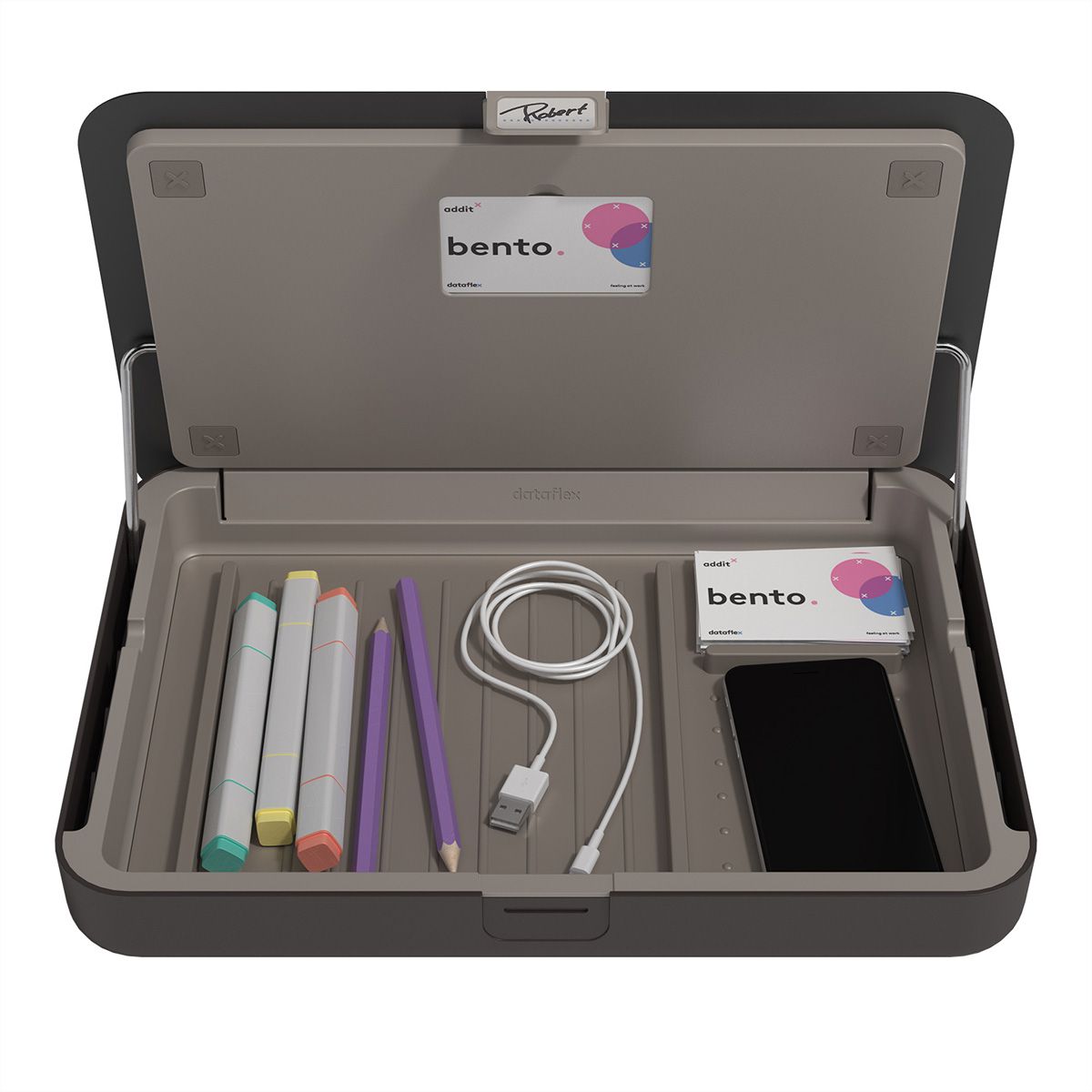 DATAFLEX Addit Bento Toolbox, schwarz