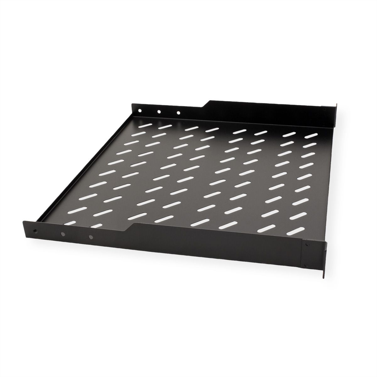 ROLINE 19-inch shelf 1 U 400 T, 15kg load capacity black