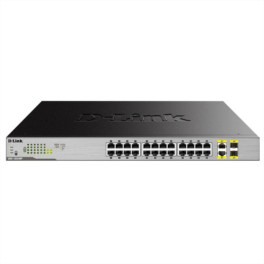 D-Link DGS-1026MP 26-Poorts PoE+ Gigabit Layer2 Switch